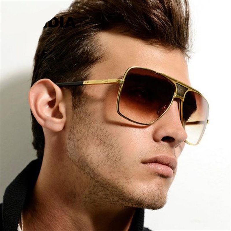 New Sunglasses Square Metal Plastic Stylish Ladies Men Womens Reflective Lot