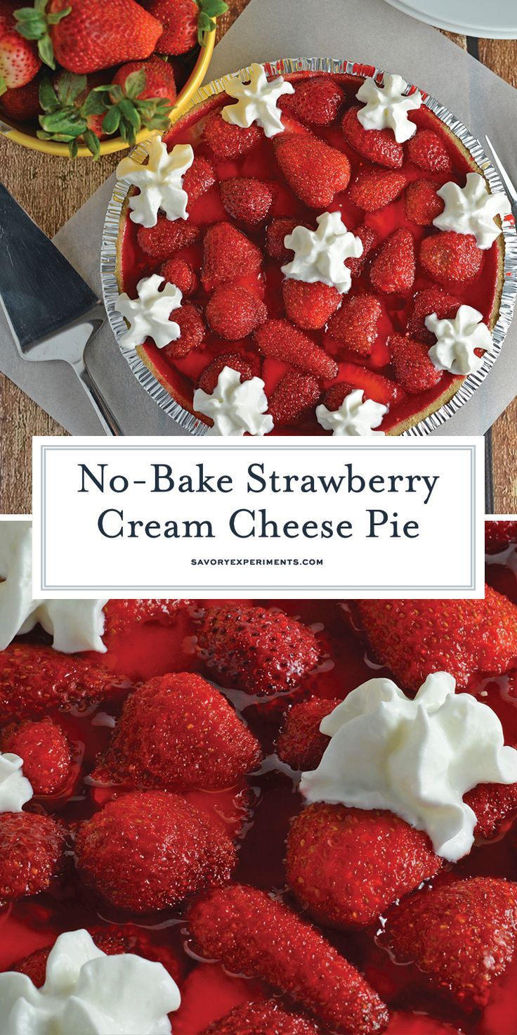 no bake strawberry cream cheese pie a no bake pie made with graham cracker crust a layer of s strawberry cream cheese pie cream cheese pie baked strawberries strawberry cream cheese icebox cake on no bake strawberry cream cheese pie a no bake pie made with graham cracker crust a layer of s strawberry cream cheese pie cream cheese pie baked strawberries pinterest