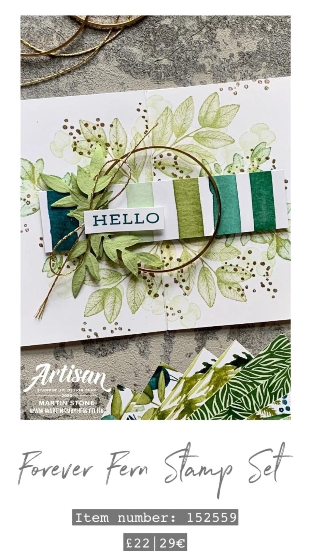 Stampin' Up! Forever Fern Card Stampin' Up! Forever Fern Card