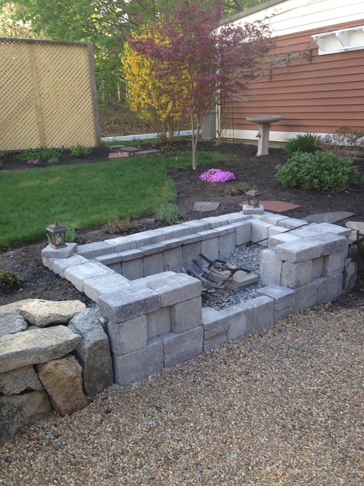 Firepit | Outdoor fireplace patio, Backyard fireplace ...
