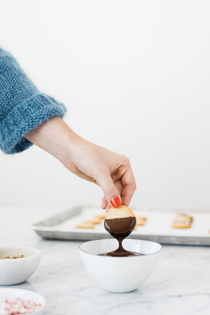 ChocolateDipped Shortbread Cookie Recipe Magnolia ChocolateDipped Shortbread Cookie Recipe Magnolia
