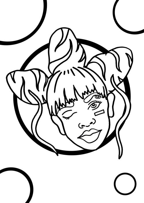 Qualr Women in Hip Hop coloring pages for all ages Coloring books