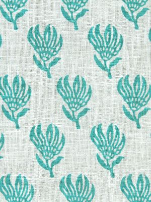 Fabric Sale-3 Yards Thibaut Buccini In Aqua Fabric Home Decor Drapery Fabric