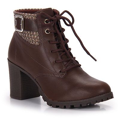 Bota Coturno Feminina Mississipi - Cafe | Bota coturno feminina, Coturno, Coturno feminino