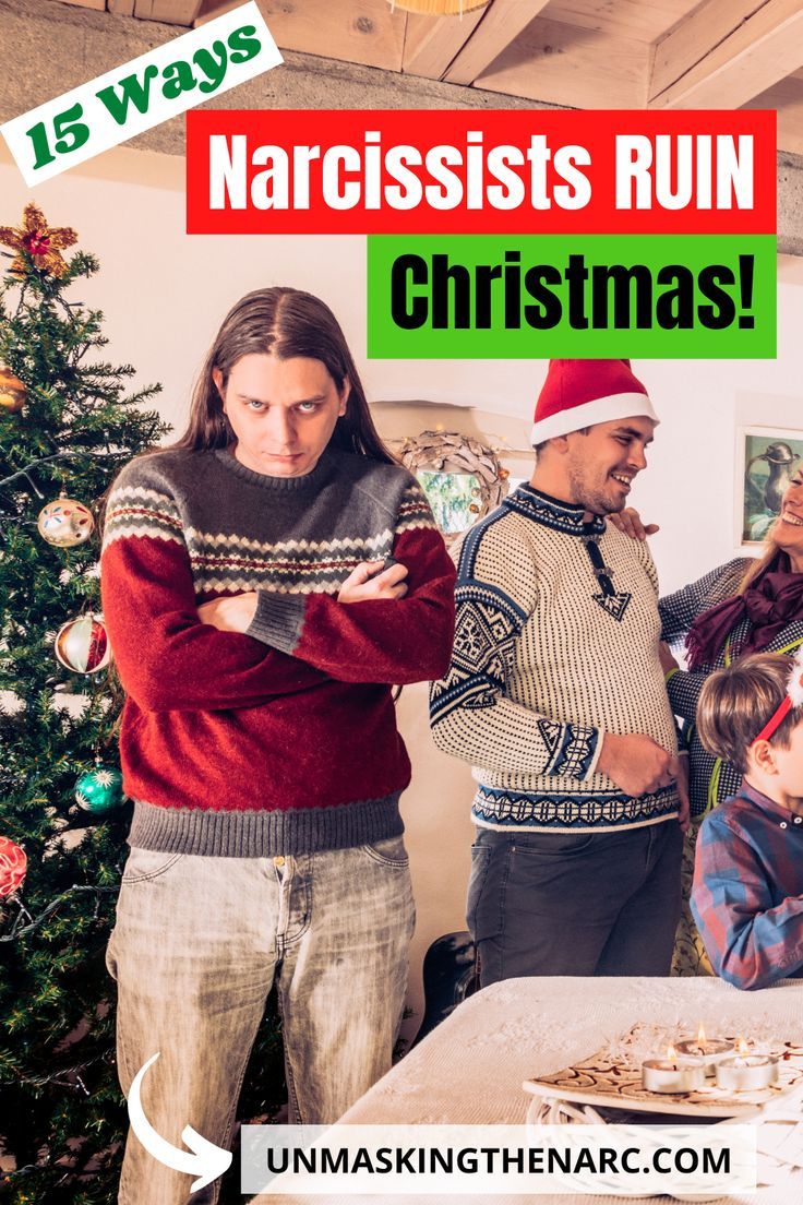 Narcissists can be obnoxious come Christmas time, for one main reason - they cannot stand a day that does not 100% revolve around them! They'll pull all sorts of tricks out of the hat to manipulate the energy. They aim to get things focussed back on them, so that they can extract their much-needed narcissistic supply. Here are 15 ways they'll do it! ✦ #narcissisticsupply #narcissistchristmas #narcissistholidays #narcissistsruinevents #narcissistsruinchristmas Narcissistic Supply, Hoovering, Energy Vampires, Life Force Energy, Gaslighting, Christmas Sweaters, Christmas Time, Victims, Obnoxious