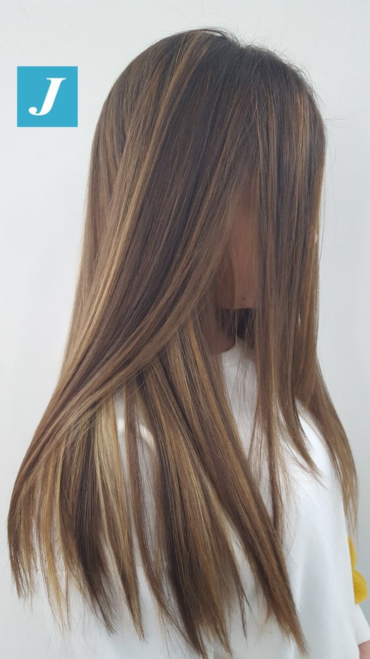 Cabello Brown Hair Balayage, Brown Blonde Hair, Brunette Hair Color, Ombre Hair, Hair Highlights, Medium Highlights, Color Highlights, Blonde Brunette, Blonde Balayage