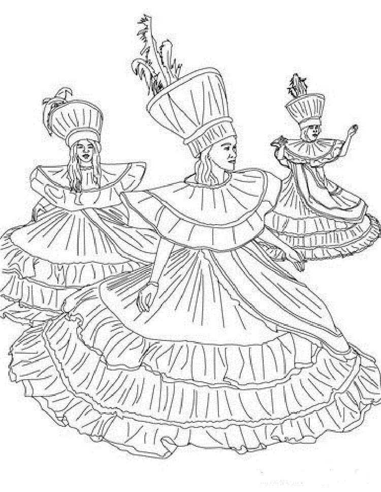 Trinidad Carnival Coloring Pages Check More At Coloringareas 7830