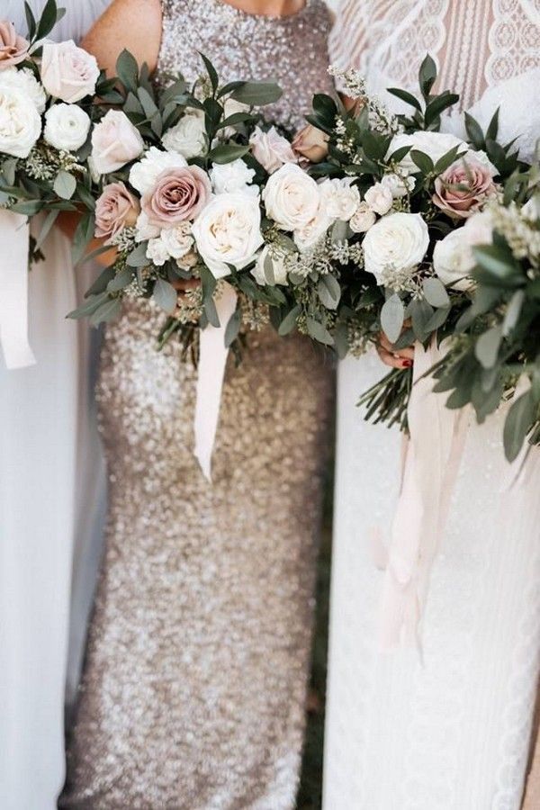 30 Chic Neutral Fall Wedding Color Ideas #bridesmaidbouquets
