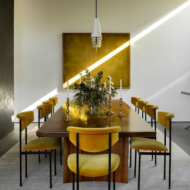 Martha Mulholland Standard Architecture Malibu Interior Inspo, House Interior, Interior Design, Teal Paint Colors, Sliding Pocket Doors, Coastal Retreat, Walnut Dining Table, Dining Chair, Dining Room Design