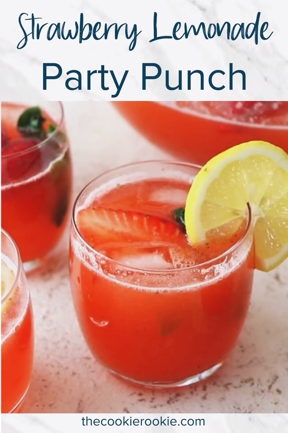 Strawberry Lemonade Party Punch