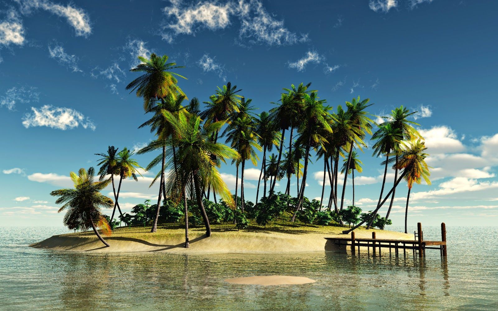 Download wallpaper Haiti, Island molluscs klontak, landscape free ... Water isla
