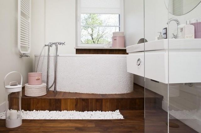 Carrelage salle de bain imitation bois u2013 34 idées modernes - galet carrelage salle de bain Carrelage salle de bain imitation bois u2013 34 idées modernes - galet carrelage salle de bain