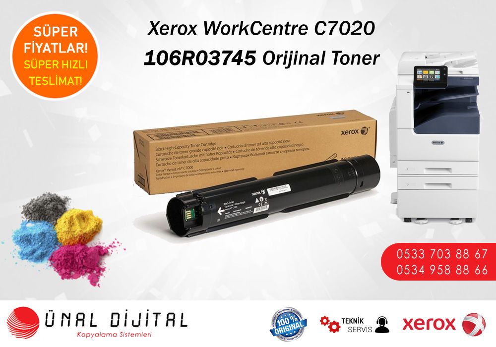 106r03745 Xerox C7020 Tonerleri Stoklarimizda Urunler Alintilar