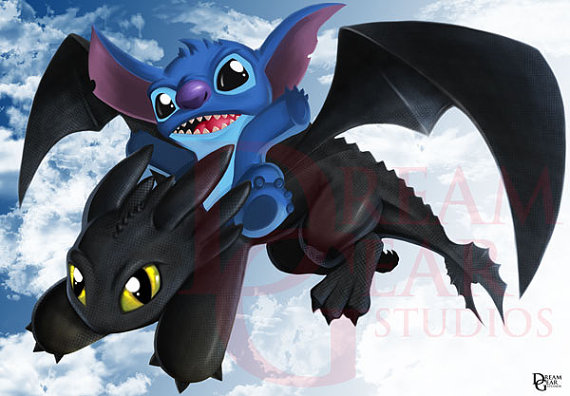 Stitch Toothless Toothless And Stitch Stitch Disney Lilo And