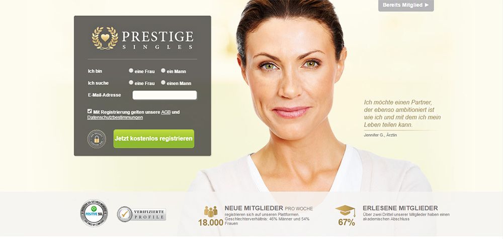 Partnervermittlung für singles mit niveau