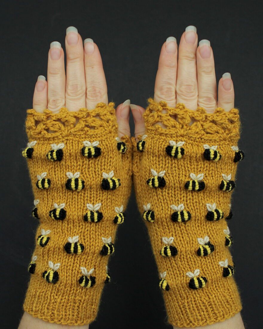 I Have Been Making Embroidered Gloves For Over 7 Years Now, Here Are My 40 Best Works