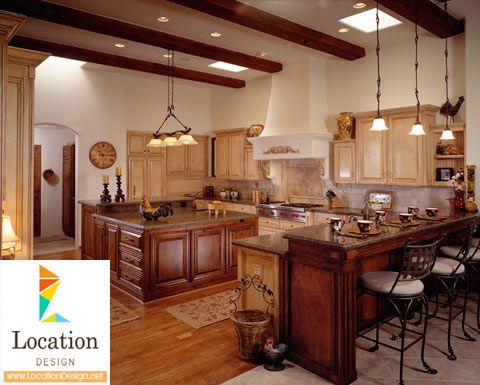 مطابخ خشب كلاسيك Wood Ceiling Panels Craftsman Kitchen Wood Ceilings