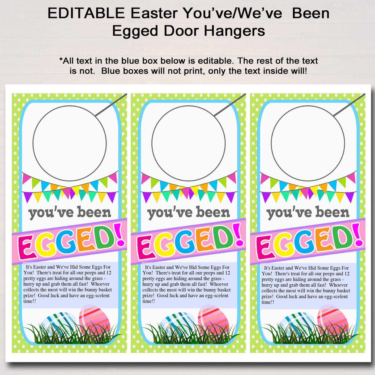 You've Been Egged Door Hangers Easter Egg Hunt Sign Kit Etsy Egg You've Been Egged Door Hangers Easter Egg Hunt Sign Kit Etsy Egg