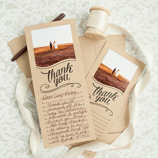 how to make your own thank you cards