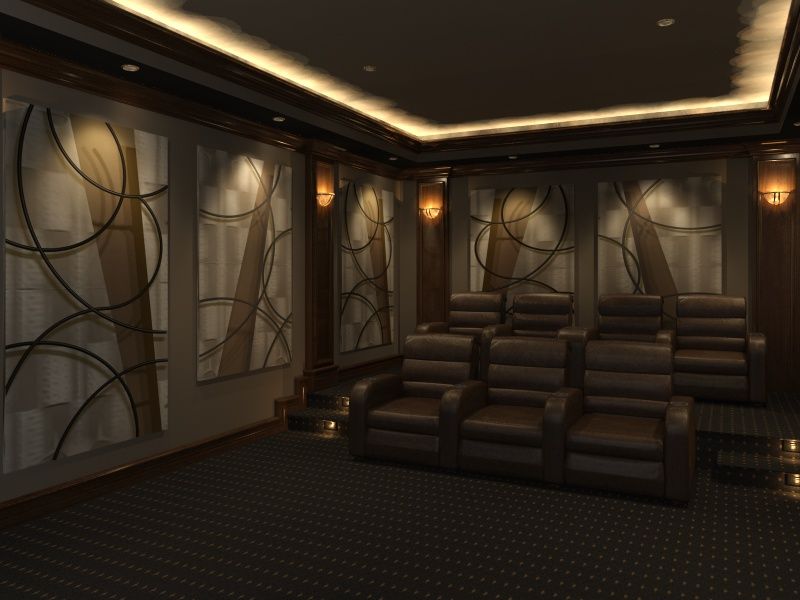 Decorative Acoustic Tiles Endearing Home Theater Design Featuring "angled Curves" Decorative Acoustic Design Ideas Decorative Acoustic Tiles Delectable Home Theater Design Featuring "angled Curves" Decorative Acoustic Design Decoration