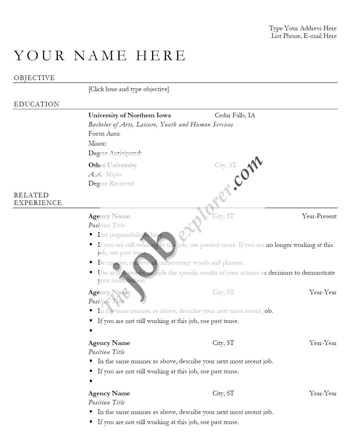 resume High School Resume Template Microsoft Word high school resume template microsoft word httpwww resumecareer info