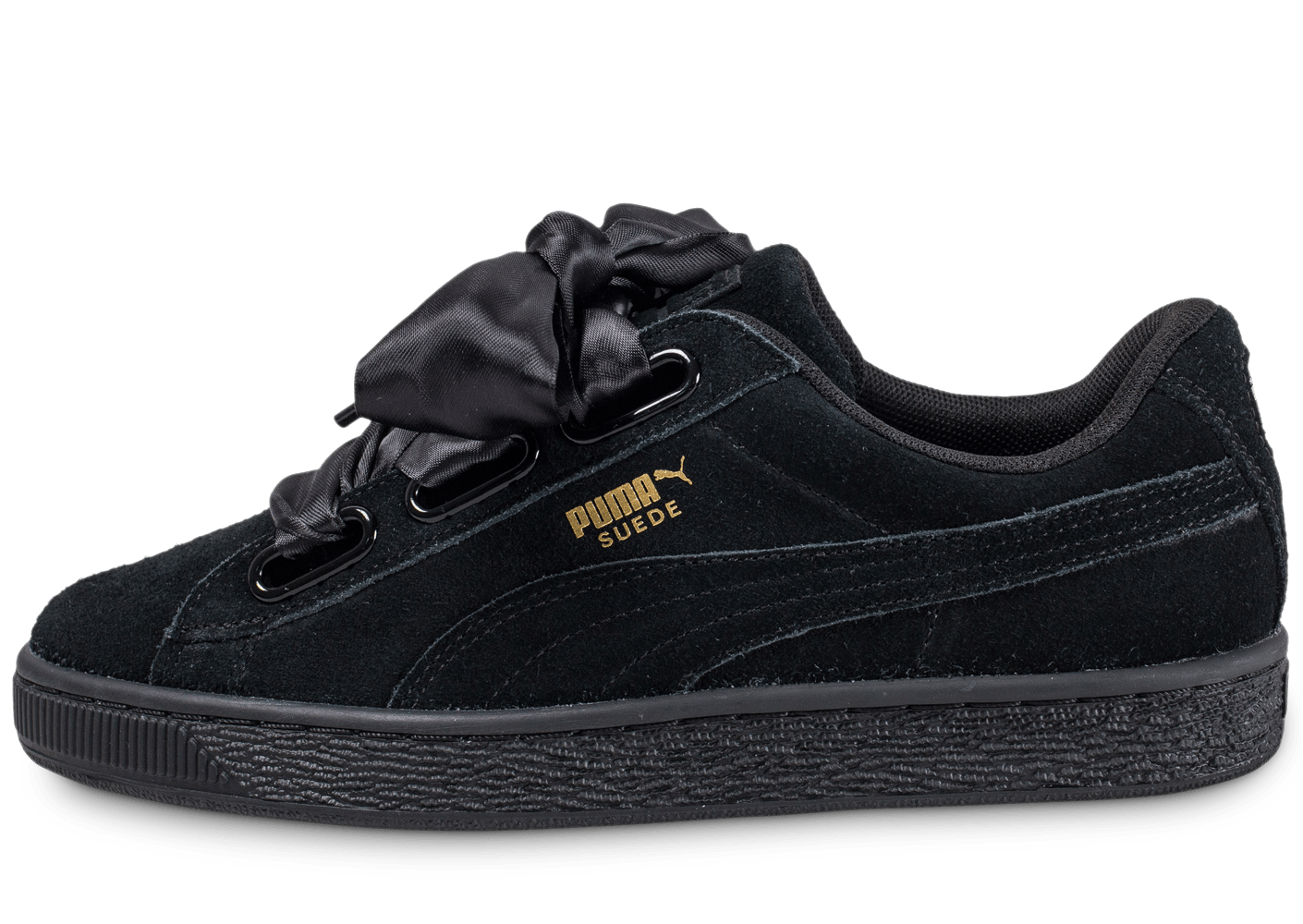 basket puma suede heart noir