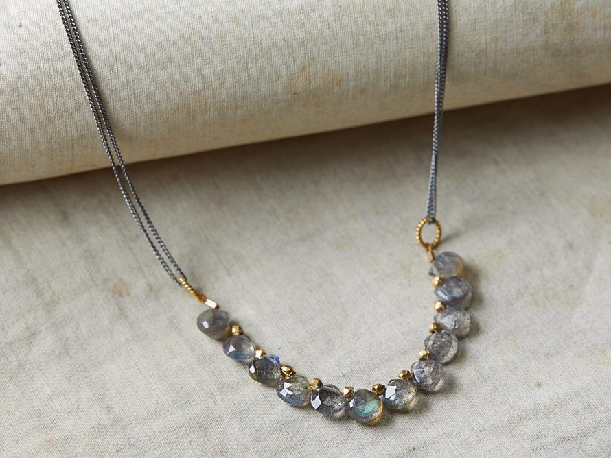 Natural carnelian amethyst green onyx labradorite gemstone beads necklace beach jewelry bohemian necklace silver jewellery