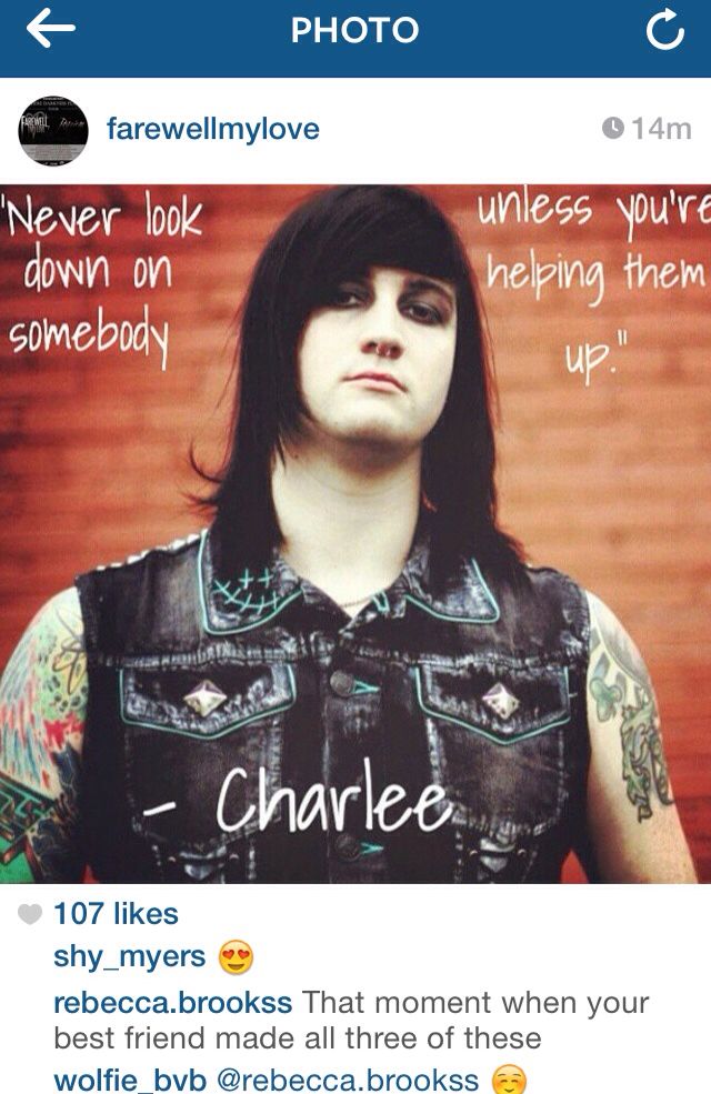 A quote I made a picture for. Quote from Charlee Conley ^^ it's on FML