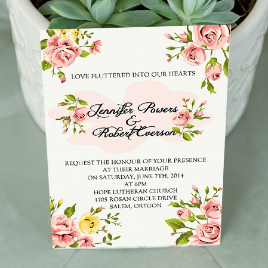 Inexpensive C Spring Fl Wedding Invitations Ewi342 Inexpensive C Spring Fl Wedding Invitations Ewi342