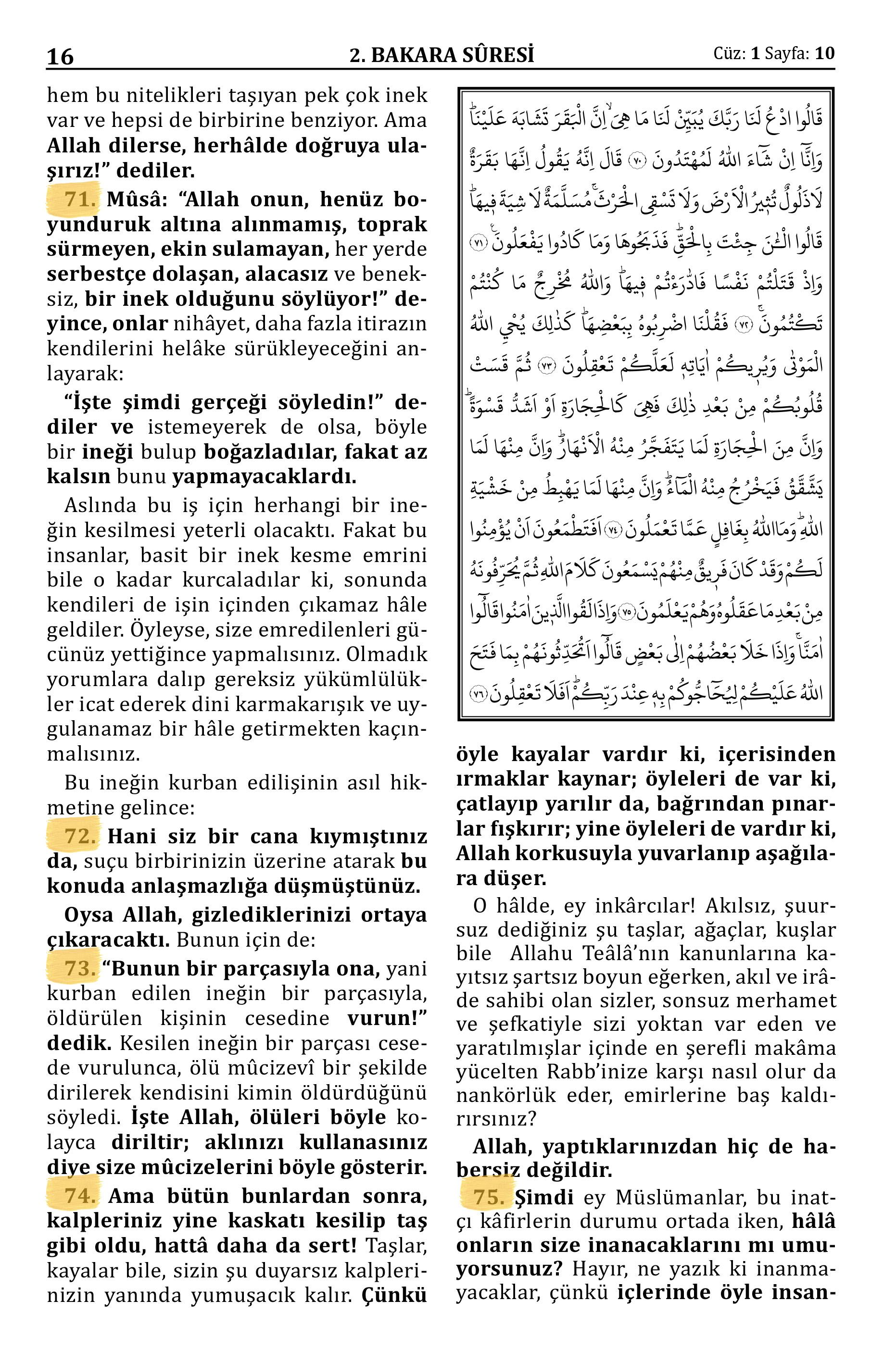 Bakara Suresi Sayfa 16