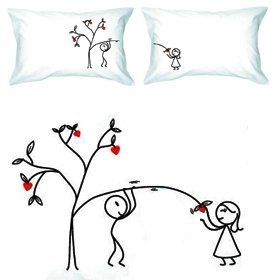 BoldLoft Love Grows For You Couple Grow Old with You® Body Pillowcase