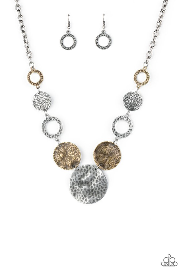 Paparazzi Necklace Terra Adventure Silver In 21 Matching Earrings Silver Necklace Silver