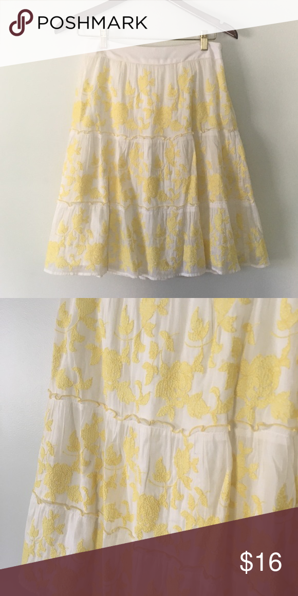 Floral Embroidered Skirt Embroidered Skirt Skirts Embroidered