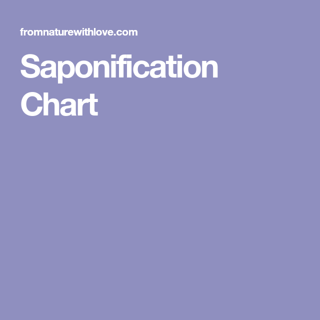 saponification chart essential oil charts pinterest essential saponification charts