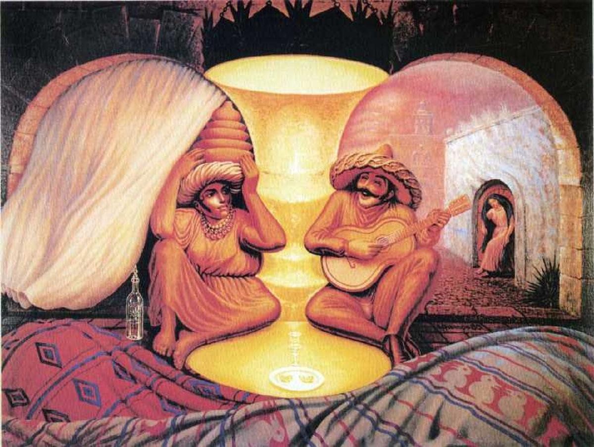 Optical Illusion Paintings, Amazing Optical Illusions, Illusion Pictures, Illusion Art, Surreal Art, Les Arts, Oeuvre D'art, Art Inspo, Fantasy Art