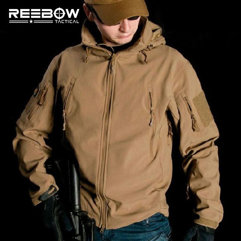 V4 0 Waterproof Soft Shell Tactical Jacket Hiking Outdoor Hunting Sports Military Training Windproof Outerwear Coat Clothing Mont Avcilik Askeri