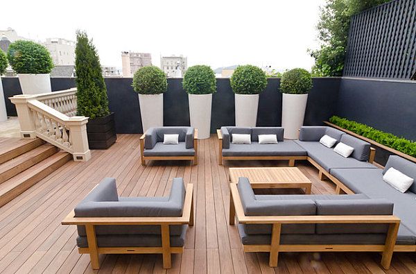 Aménagement Extérieur Terrasse Contemporaine