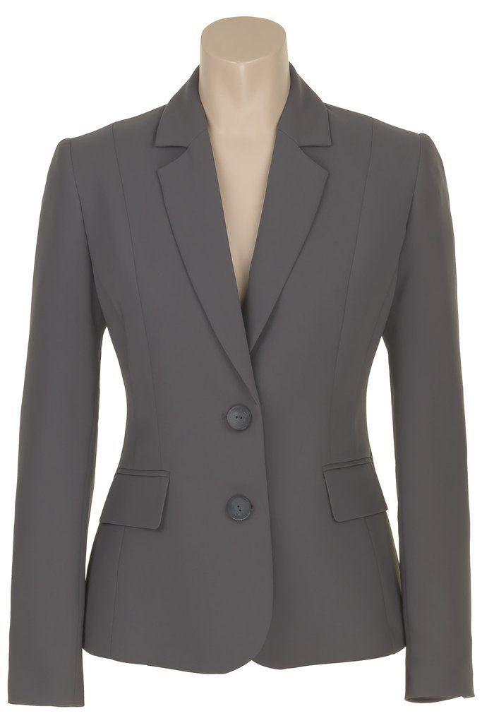 Busy Black Long Ladies Suit Jacket Busy Black Long Ladies Suit Jacket