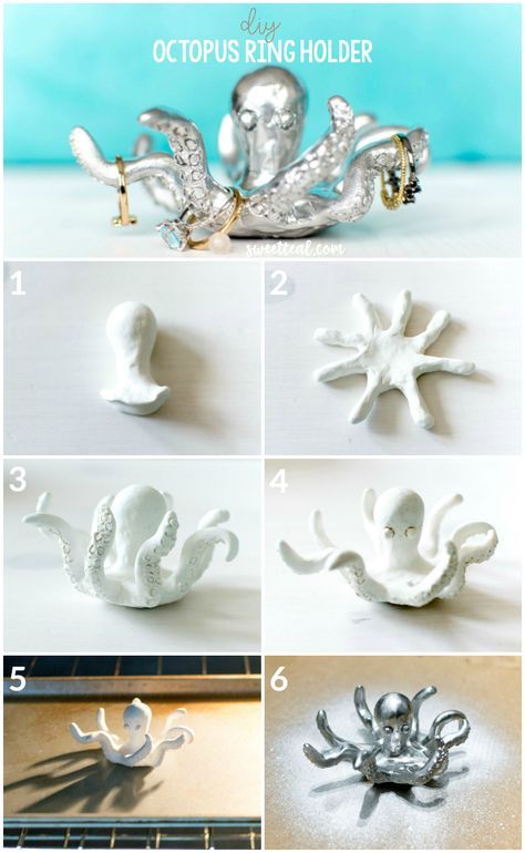 DIY Octopus Ring Holder