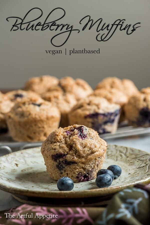 Vegan Blueberry Muffins Vegan Blueberry Muffins