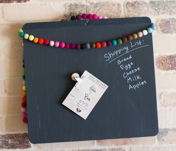 magnetic chalkboard made out of a cookie sheet is easy and budget magnetic baking sheet