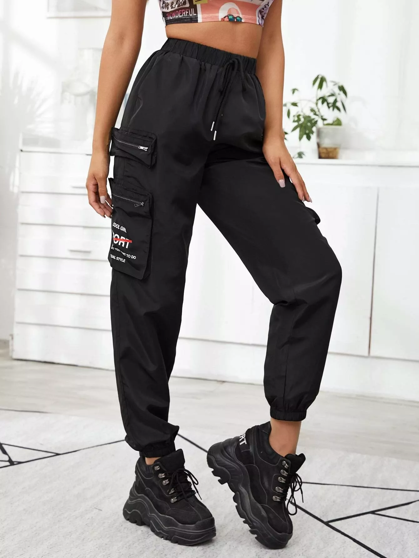 Black Utility Pants Black Utility Pants