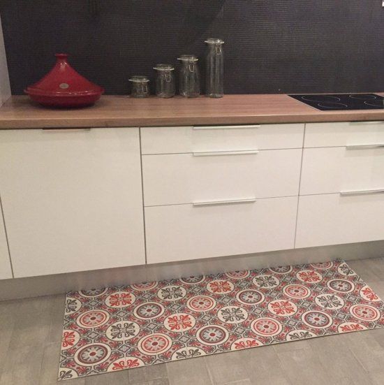 JYG Vloerkleed - Keukenloper Retrolux Antwerpen 50x200 ...