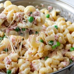 Macarrão De Forno Com Molho Bolonhesa E Creme De Queijo Receita Ideias Receitas Macarrão Com Presunto