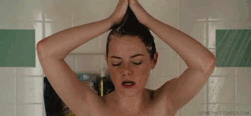 Girl naked in shower gifs 12