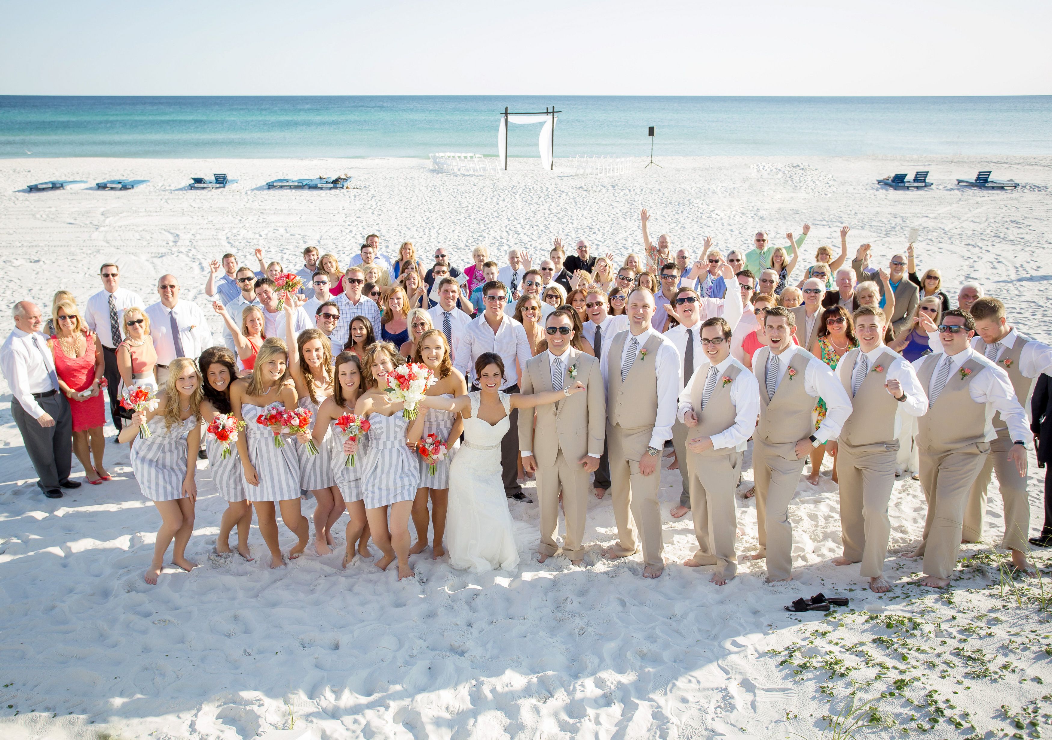 wedding guest beach wedding