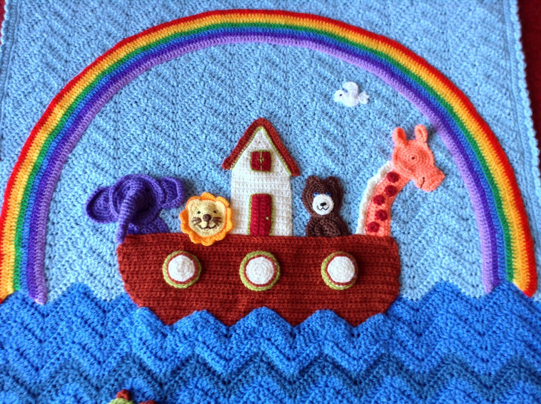 Noahs Arche Babydecke Detail Leseratte Hakeln Babydecke Baby Hakelmuster Noahs Arche Babydecke Detail Leseratte Hakeln Babydecke Baby Hakelmuster