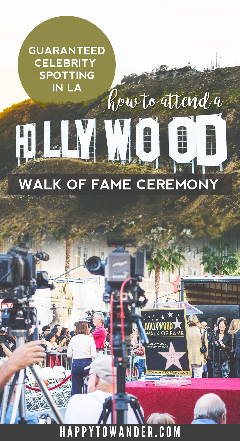 A guaranteed way to see celebrities in LA! Hollywood Walk of Fame ceremonies are free and awesome. Here's your guide on how to attend one. Usa Travel Guide, Travel Usa, Travel Guides, Europe Travel, Travel Tips, American Travel, North American, Beautiful Places In Usa, Cambodia Travel