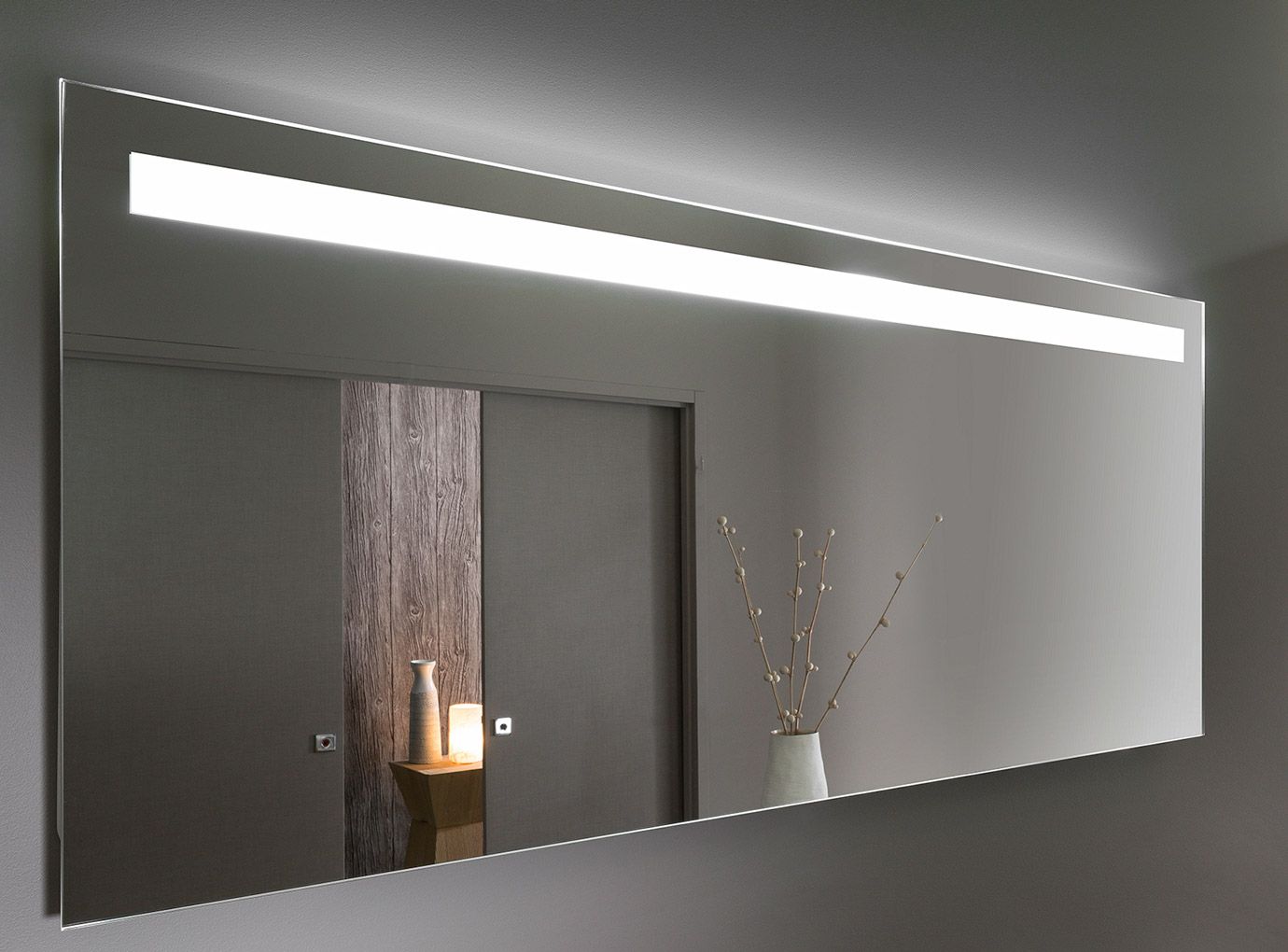 Delpha - Unique - Miroir lumineux antibuée Miroir salle de bain Delpha - Unique - Miroir lumineux antibuée Miroir salle de bain