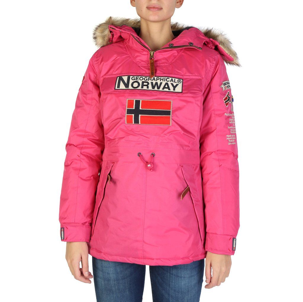 Geographical Norway Women S Padded Winter Jacket Pink Green Jacket Women Winter Jackets Athleisure Wear
